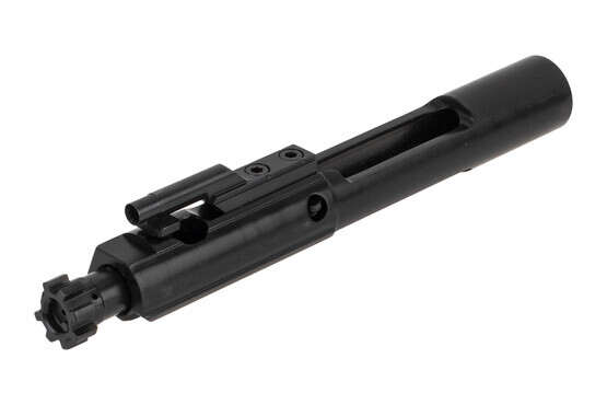Cross Machine Tool full auto 5.56 bolt carrier group is magnetic particle inspected with a black nitride finish
